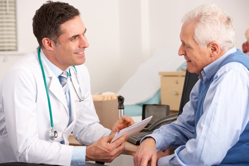 Doctor Regular Checkup Mature Man