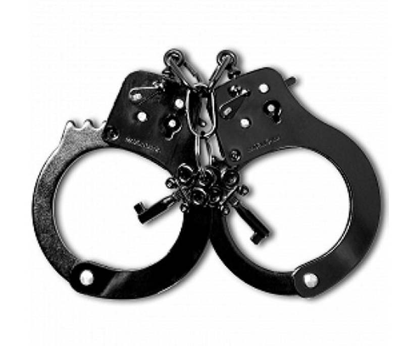 Sex Play with handcuffs that are steel