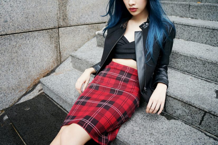 Tartan Skirt Model