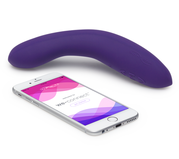 G-spot vibrator with mobile whisper quiet vibrators