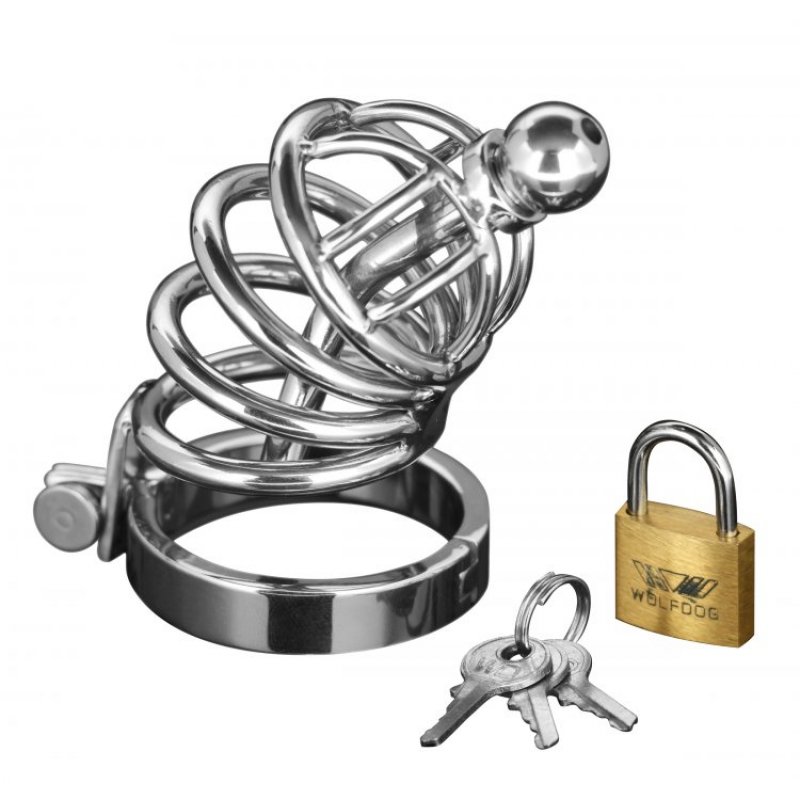 Chastity device in surgical steel