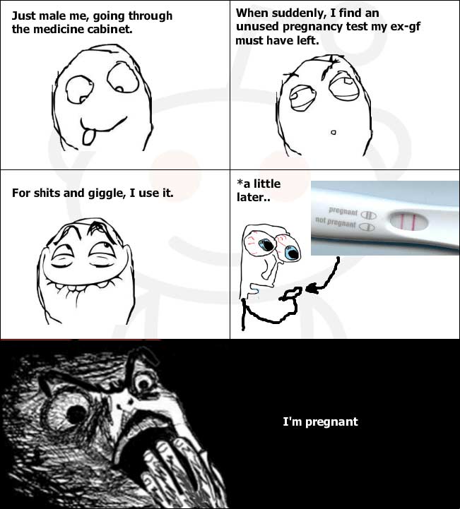 pregnancy tests for men meme