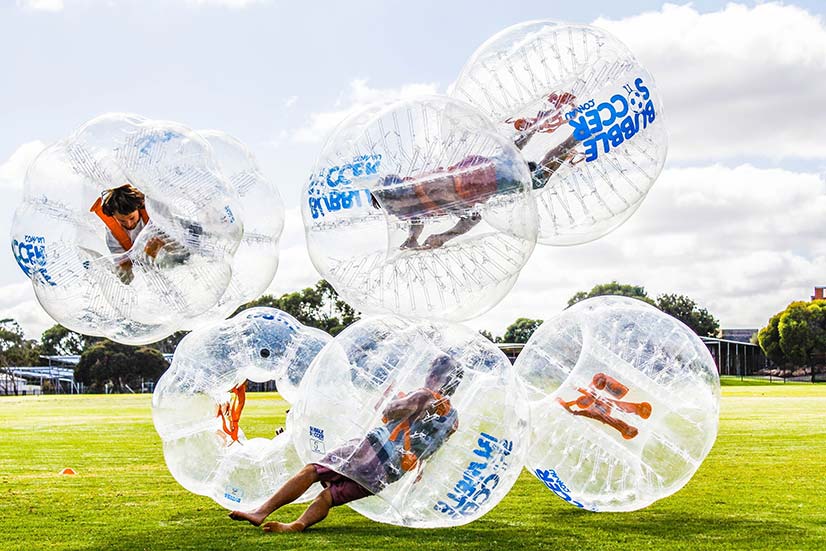 Bubble Soccer ata bucks party