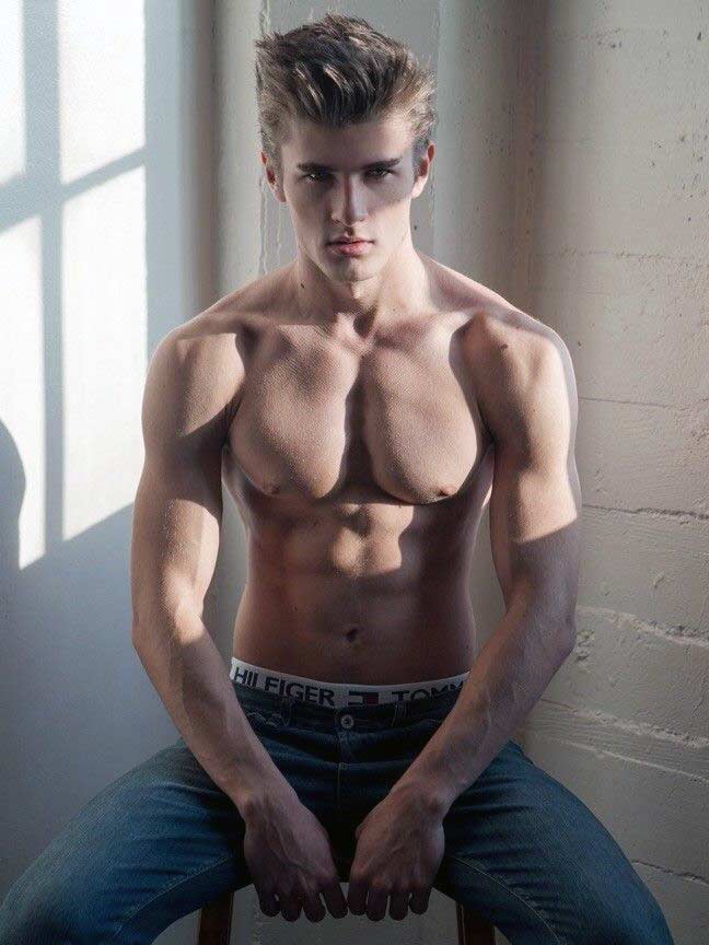 Hot shirtless man