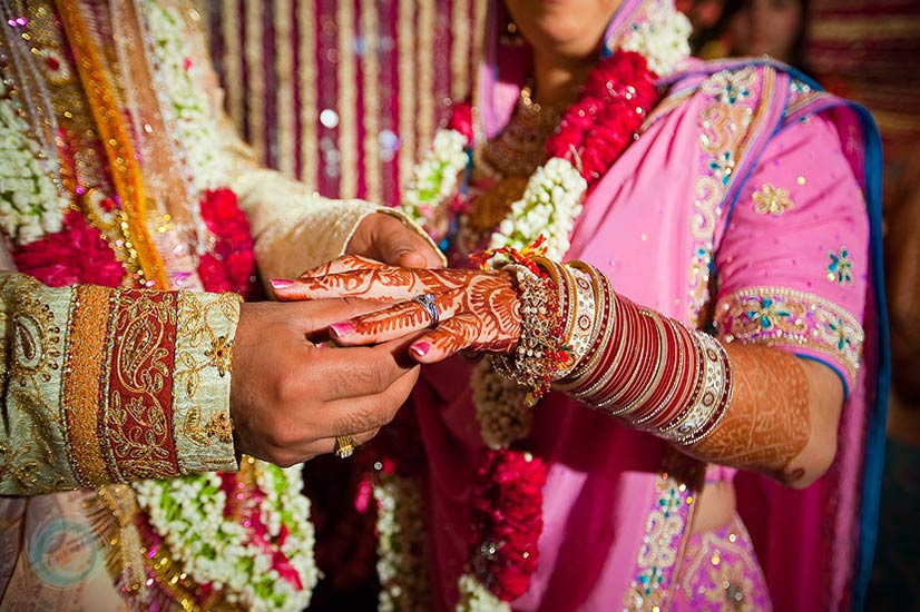 Arranged marriage ceremony