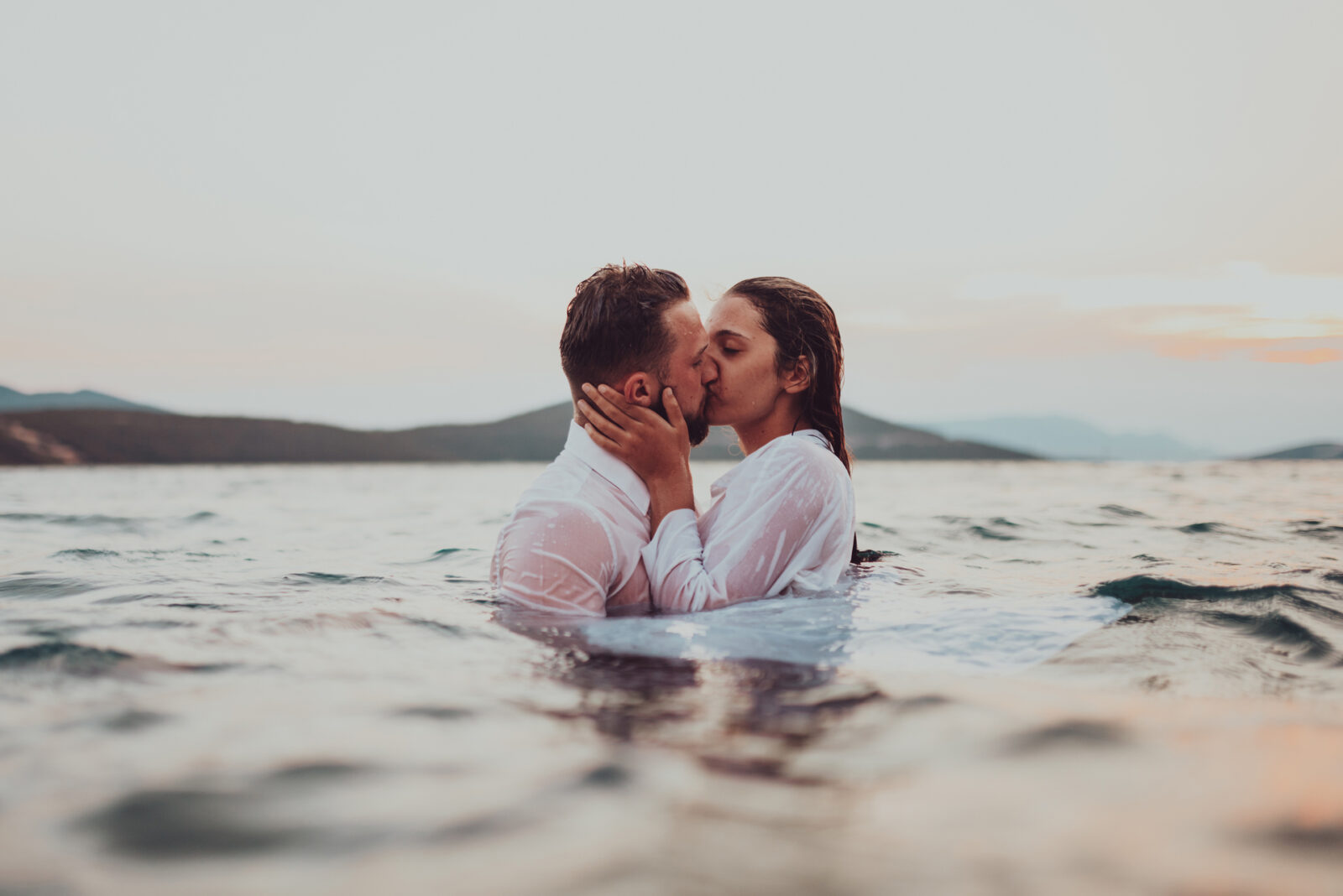 swimming pair