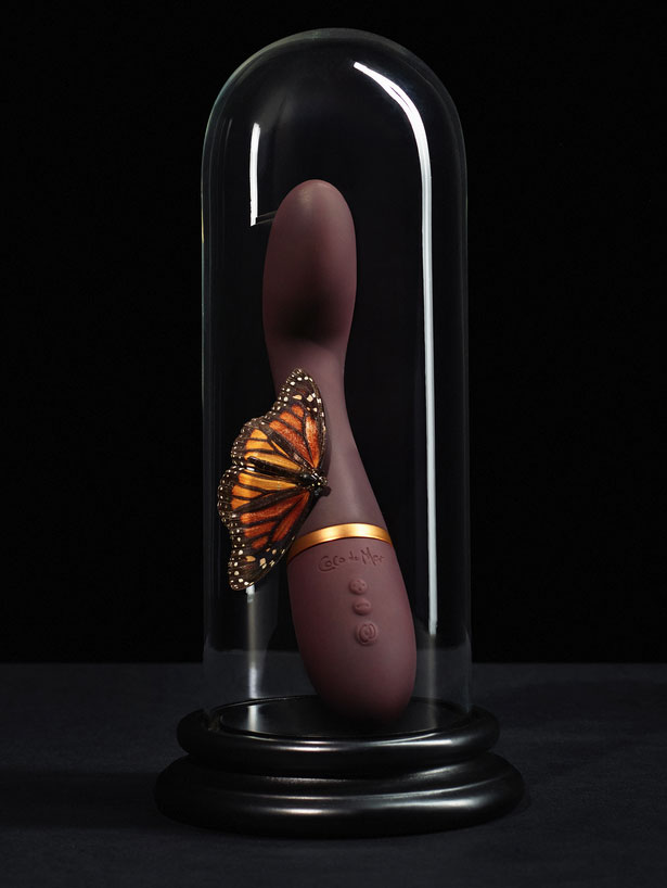 G-spot vibrator on a stand