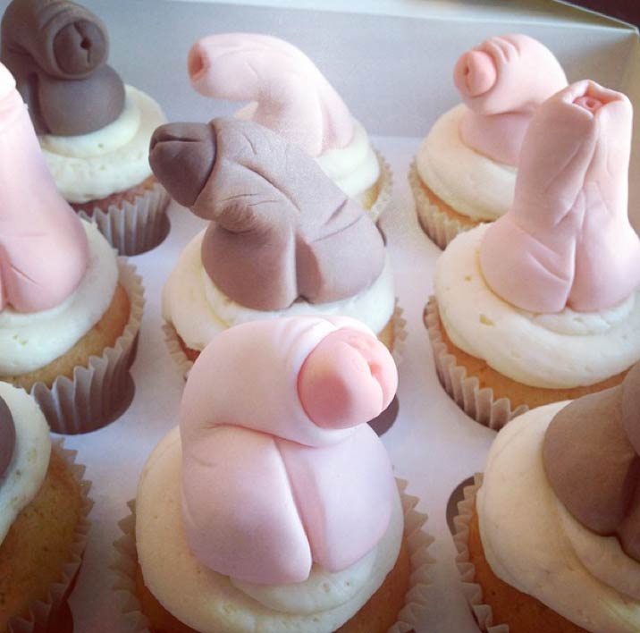 Erection cupcakes