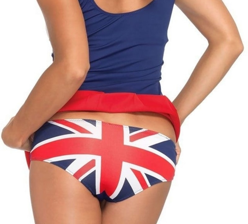 sexy british knickers on a woman