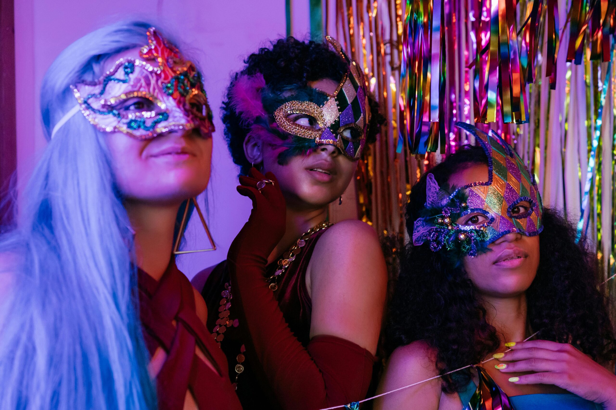 Group of Women at the mardi gras