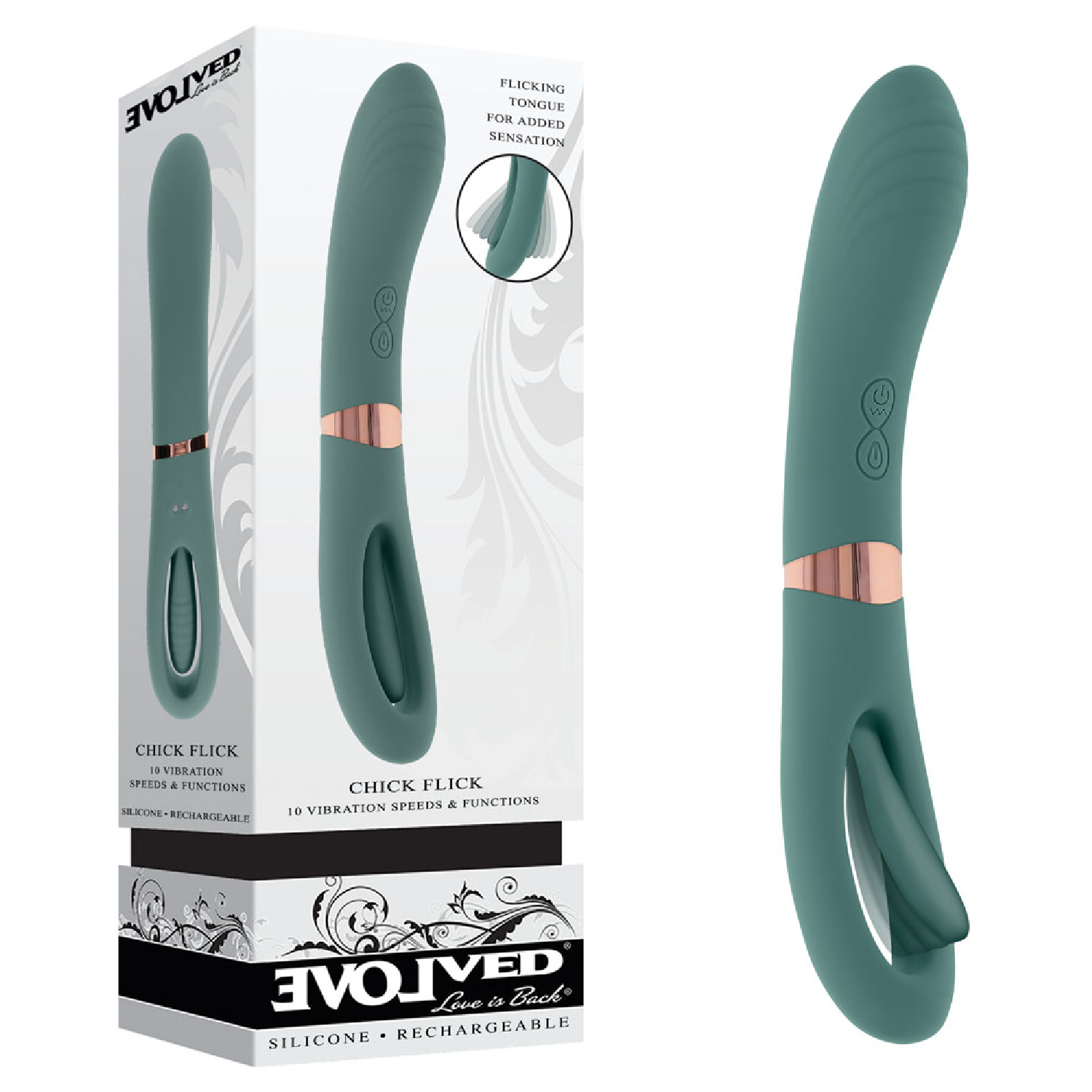 Green sex toy