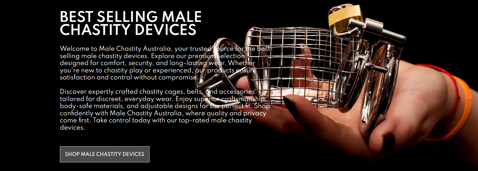 Male Chastity SHOP Australia