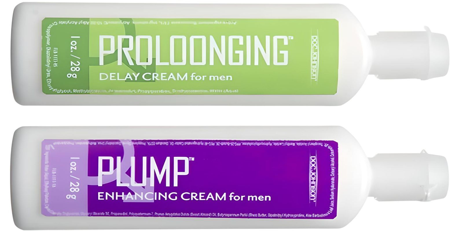 Two-pack of male delay creams designed for enhanced performance and sensitivity control.